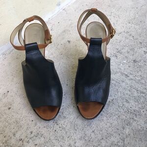Hobbs  peep toe sling back heels